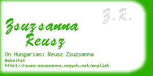 zsuzsanna reusz business card